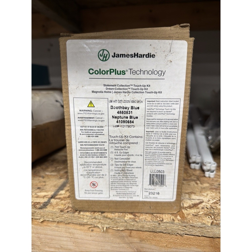 James Hardie ColorPlus Boothbay Blue 4850831 Neptune Blue 41090684Touch Paint